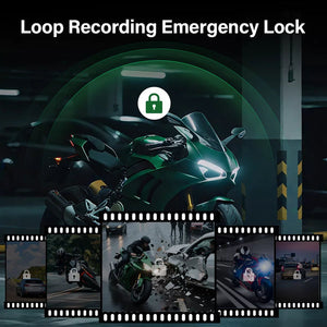 Funzione Scatola Nera Aoocci BX: registrazione ciclica e blocco automatico video di emergenza con G-Sensor