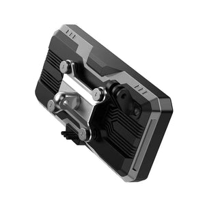 Retro unità Aoocci C9 Pro: dettaglio staffa di montaggio rinforzata in metallo e adattatore accessori