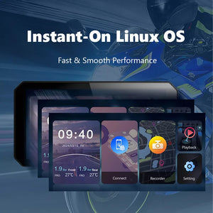 Interfaccia sistema Linux su Aoocci C9 Pro: avvio istantaneo, prestazioni fluide e dashboard intuitiva