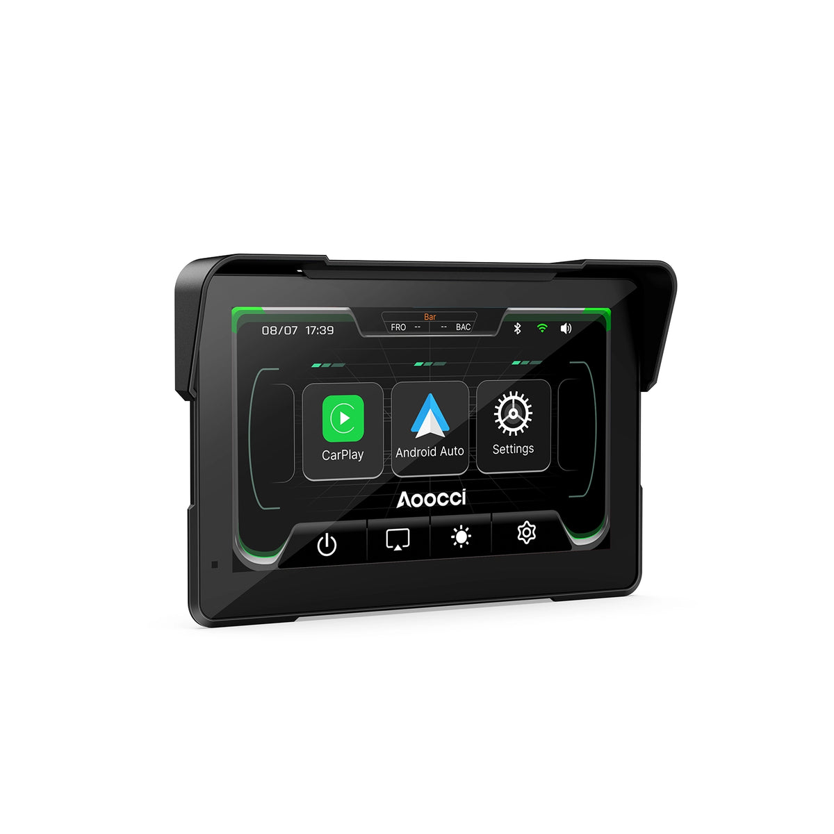 C7 – Schermo Moto 7" CarPlay Wireless & Android Auto, IP67