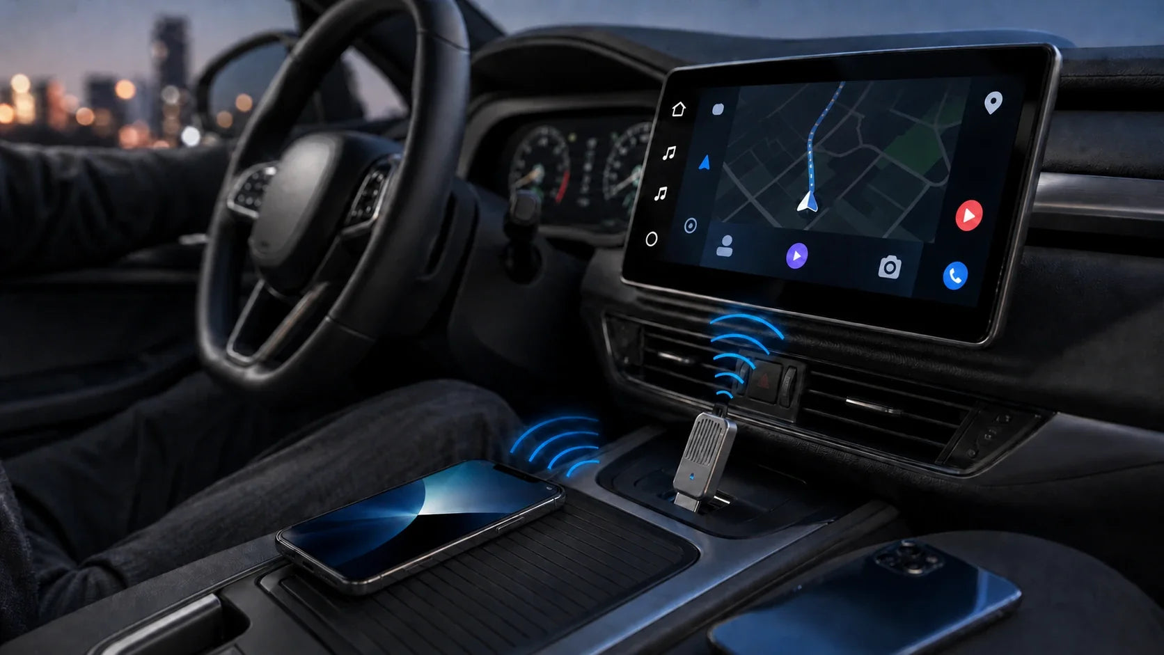 Adattatore wireless per Android Auto