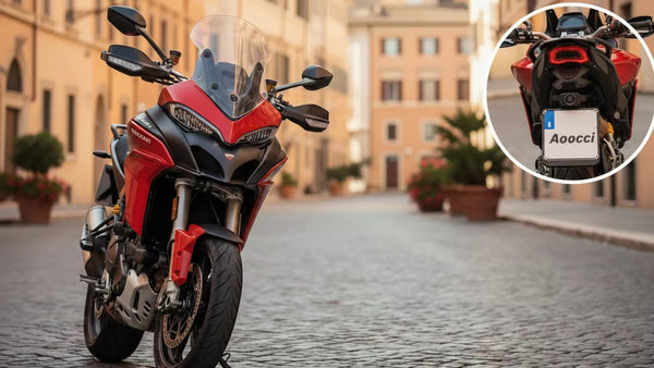 Aoocci R1 Dash Cam Moto Doppia Telecamera Anteriore e Posteriore Legale in Italia