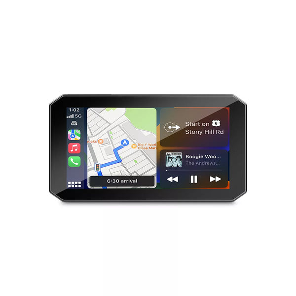 BX - Dash Cam Moto 3‑in‑1 con Radar Angolo Cieco (BSD) + CarPlay Wireless, Doppia 1080P Fronte/Retro