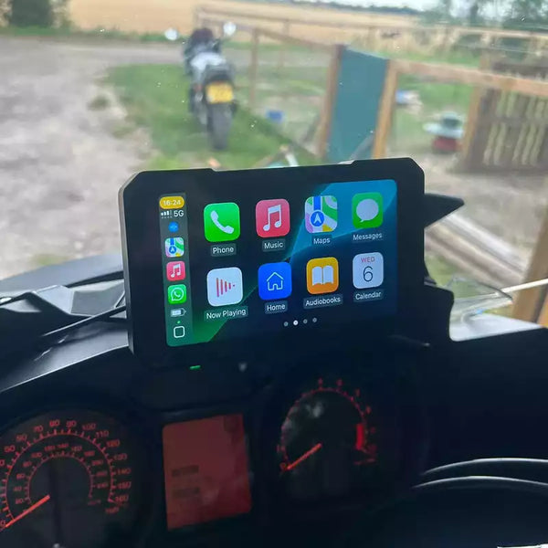 C3 Plus/Pro – Addio Supporto Telefono: CarPlay Moto Wireless + TPMS (IP67, 5” Outdoor)