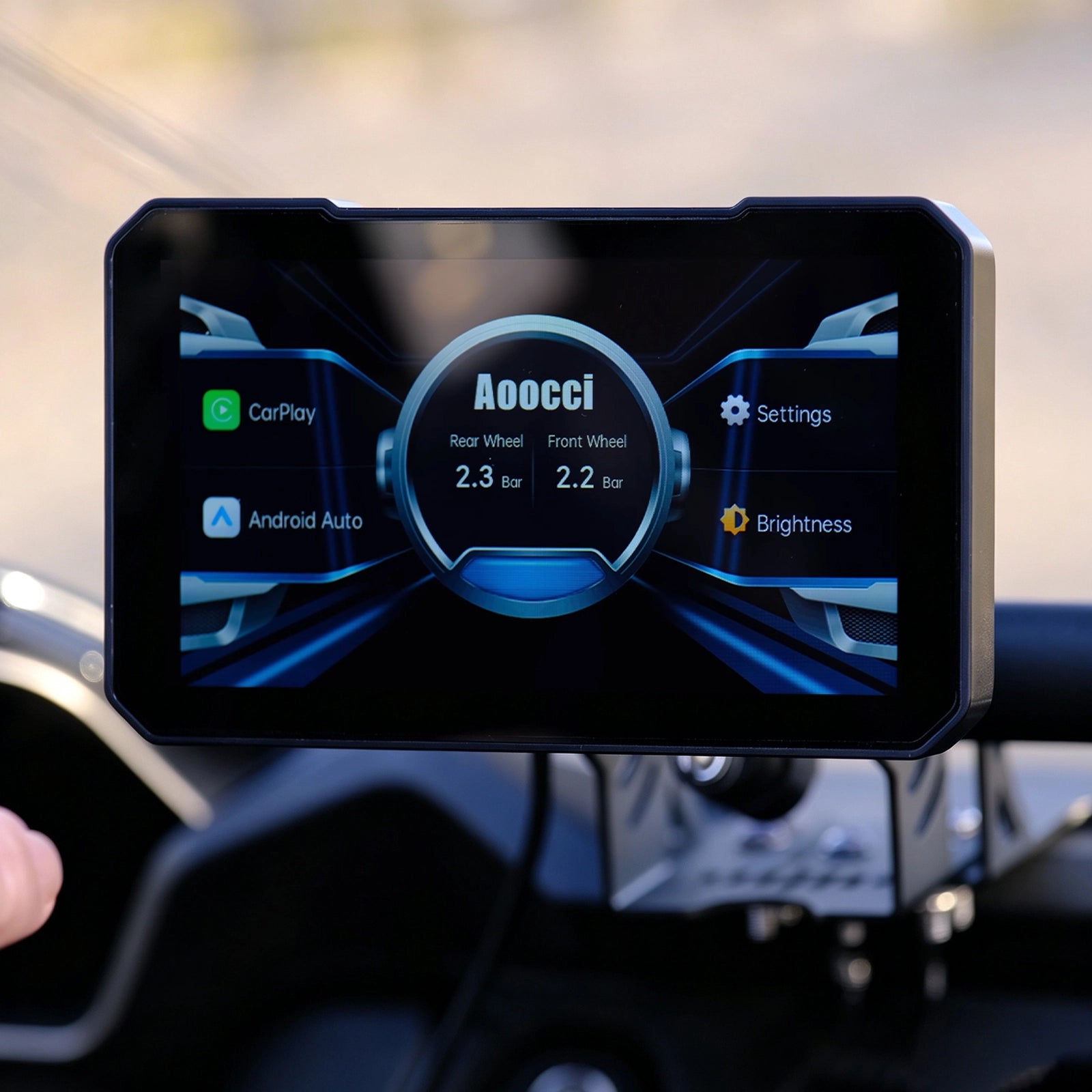 C3 Plus/Pro – Addio Supporto Telefono: CarPlay Moto Wireless + TPMS (IP67, 5” Outdoor)