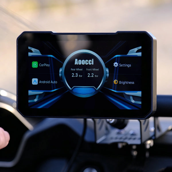 C3 Plus/Pro – Addio Supporto Telefono: CarPlay Moto Wireless + TPMS (IP67, 5” Outdoor)