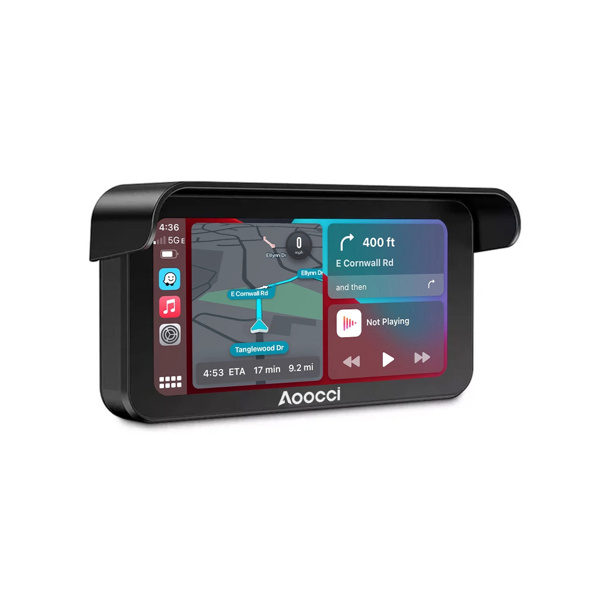 C6 Pro — двойной видеорегистратор для мотоцикла 1080P с беспроводным CarPlay, Android Auto и TPMS (6,25 дюйма)