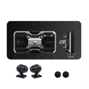 Componenti hardware principali Aoocci C9: Host, Staffa in alluminio, Telecamere e TPMS