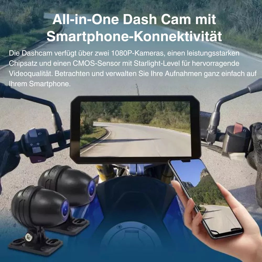 Aoocci C9 Pro connesso a smartphone via Wi-Fi: visualizzazione video in tempo reale su App mobile