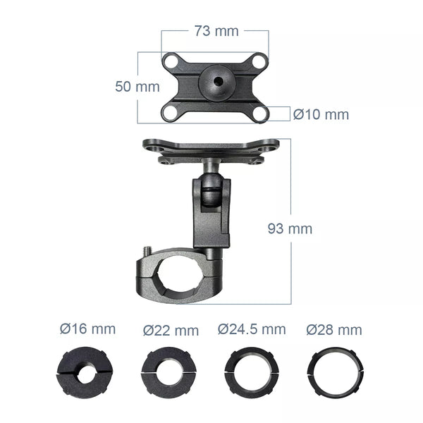 Supporto Metallico Resistente per CarPlay Moto