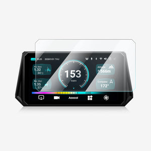 Pellicola in vetro temperato trasparente per display moto, protezione rigida