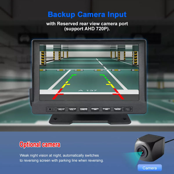 Aoocci P701 7" Wireless CarPlay e Android Auto Car Stereo