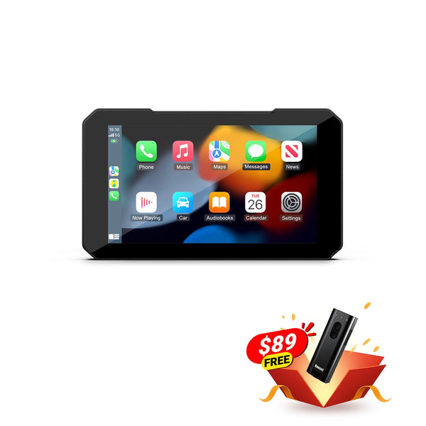 C3 Plus/Pro – Addio Supporto Telefono: CarPlay Moto Wireless + TPMS (IP67, 5” Outdoor)