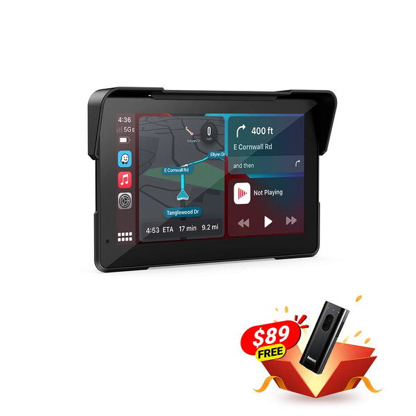 C7 – Schermo Moto 7" CarPlay Wireless & Android Auto, IP67